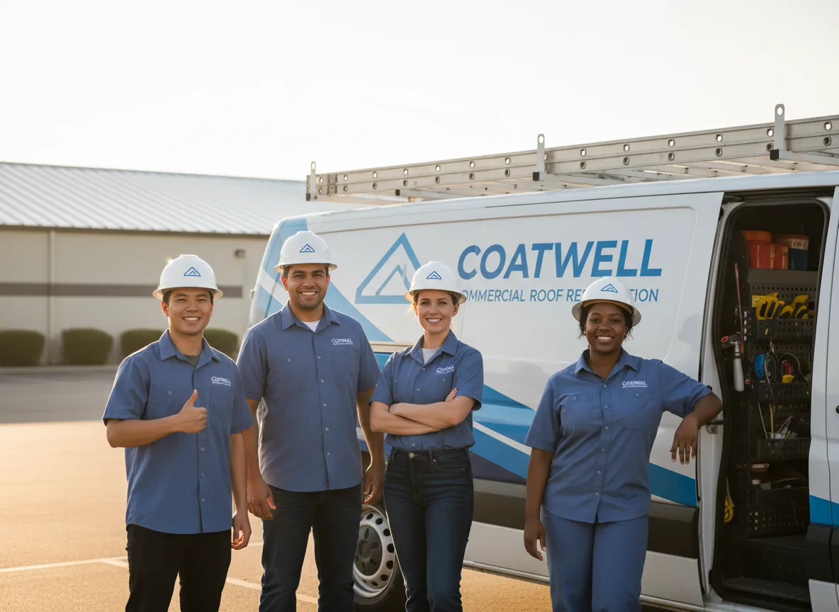 Commercial roof coating company in Pearson, GA